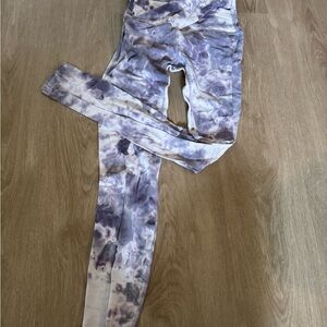 ❗️SOLD❗️Lululemon Athletica Lavender Tie-Dye Leggings